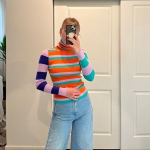 Anthropologie striped sweater top